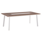 ΤΡΑΠΕΖΙ ΑΛΟΥΜΙΝΙΟΥ TABER ΜΕ POLYWOOD 200X100 ΛΕΥΚΟ HM5131.11