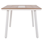 ΤΡΑΠΕΖΙ ΑΛΟΥΜΙΝΙΟΥ TABER ΜΕ POLYWOOD 200X100 ΛΕΥΚΟ HM5131.11