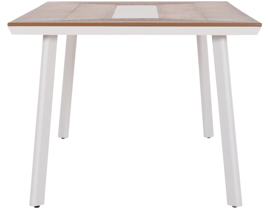 ΤΡΑΠΕΖΙ ΑΛΟΥΜΙΝΙΟΥ TABER ΜΕ POLYWOOD 200X100 ΛΕΥΚΟ HM5131.11