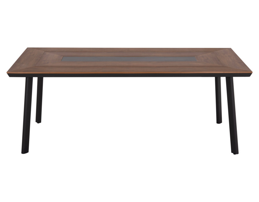 ΤΡΑΠΕΖΙ ΑΛΟΥΜΙΝΙΟΥ TABER ΜΕ POLYWOOD 200X94 ΓΚΡΙ HM5131.12