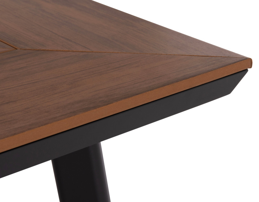 ΤΡΑΠΕΖΙ ΑΛΟΥΜΙΝΙΟΥ TABER ΜΕ POLYWOOD 200X94 ΓΚΡΙ HM5131.12
