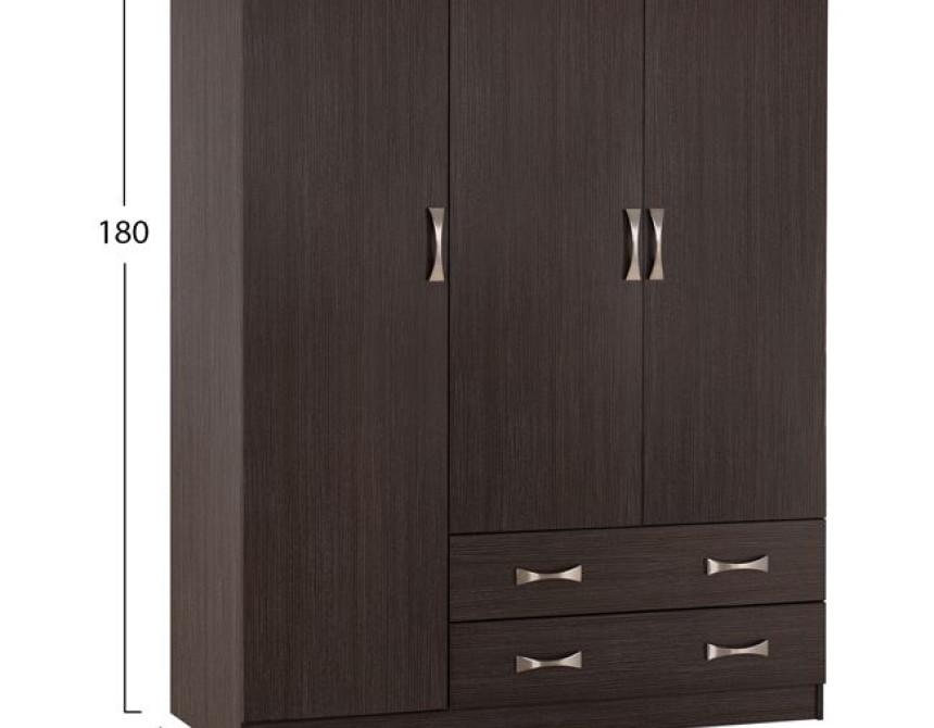 ΝΤΟΥΛΑΠΑ 3ΦΥΛΛΗ CARLY HM384.01 ΜΕ ΔΥΟ ΣΥΡΤΑΡΙΑ ZEBRANO 150X55Χ180Υεκ.