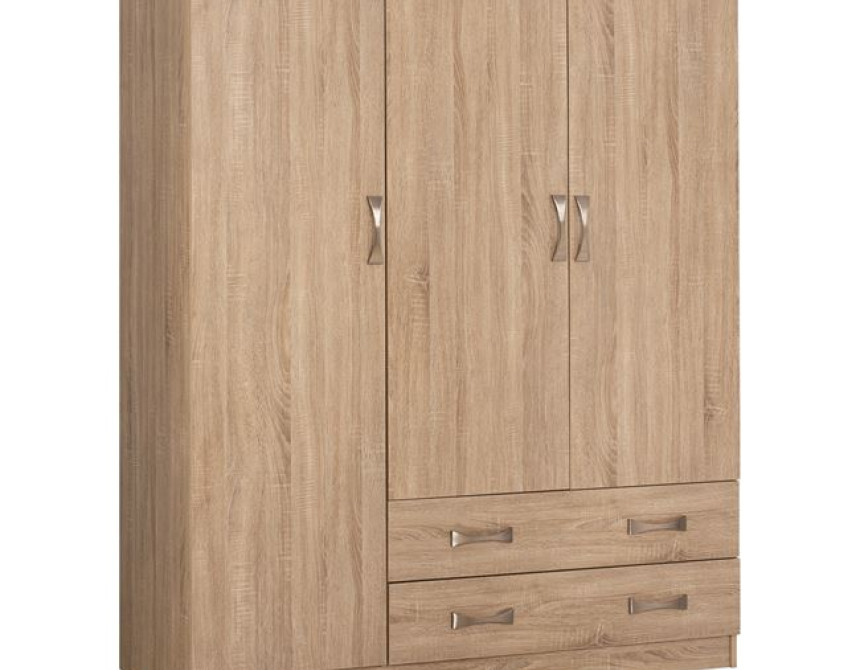 ΝΤΟΥΛΑΠΑ 3ΦΥΛΛΗ CARLY HM384.02 ΜΕ ΔΥΟ ΣΥΡΤΑΡΙΑ SONAMA 150X55Χ180Υεκ.