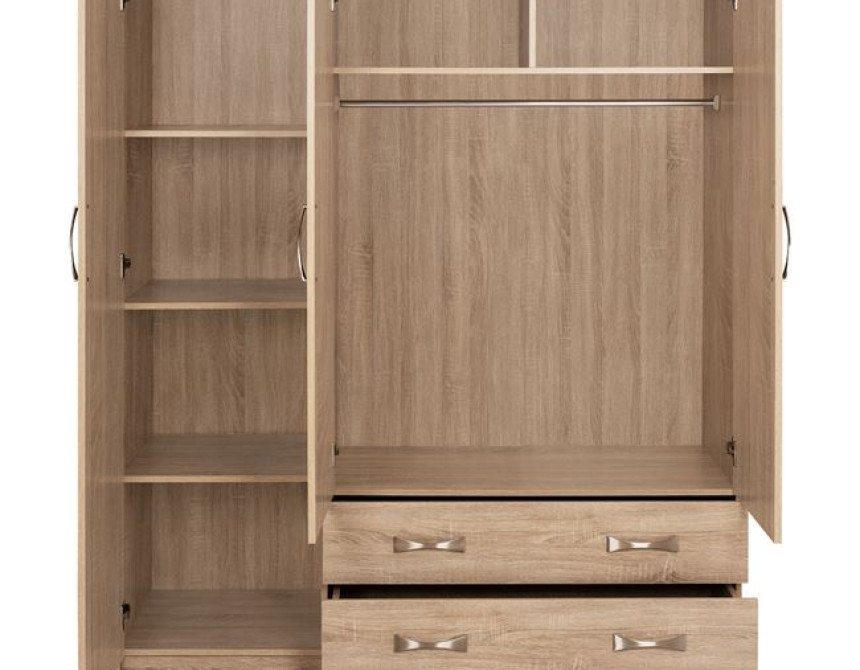 ΝΤΟΥΛΑΠΑ 3ΦΥΛΛΗ CARLY HM384.02 ΜΕ ΔΥΟ ΣΥΡΤΑΡΙΑ SONAMA 150X55Χ180Υεκ.