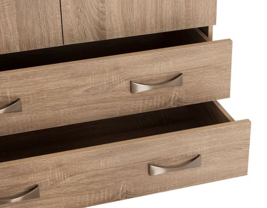 ΝΤΟΥΛΑΠΑ 3ΦΥΛΛΗ CARLY HM384.02 ΜΕ ΔΥΟ ΣΥΡΤΑΡΙΑ SONAMA 150X55Χ180Υεκ.