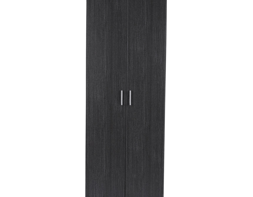 ΠΑΠΟΥΤΣΟΘΗΚΗ ΞΥΛΙΝΗ DAYANNA ΜΕ 6 ΡΑΦΙΑ 60X43X180.5εκ. ZEBRANO HM2379.01