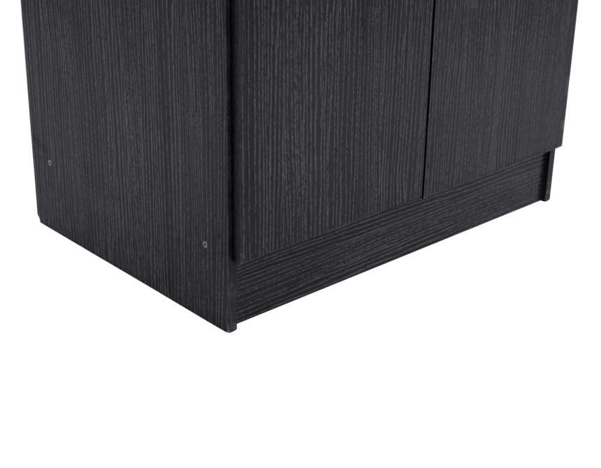 ΠΑΠΟΥΤΣΟΘΗΚΗ ΞΥΛΙΝΗ DAYANNA ΜΕ 6 ΡΑΦΙΑ 60X43X180.5εκ. ZEBRANO HM2379.01
