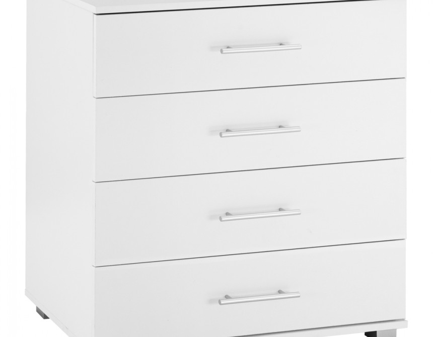 ΣΥΡΤΑΡΙΕΡΑ ΜΕΛΑΜΙΝΗΣ BRIANA HM2204.05 ME 4 ΣΥΡΤΑΡΙΑ ΛΕΥΚΗ 75x40x83Y εκ.