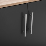 ΠΑΠΟΥΤΣΟΘΗΚΗ ΝΤΟΥΛΑΠΙ ΞΥΛΙΝΗ EMERIE HM2206.04 SONAMA-ΓΚΡΙ 60X40,5X80 εκ.