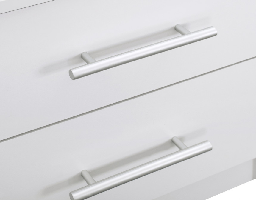 ΚΟΜΟΔΙΝΟ ΜΕΛΑΜΙΝΗΣ CHELSEA HM2220.05 ΛΕΥΚΟ 48x40,5x41,5 εκ.