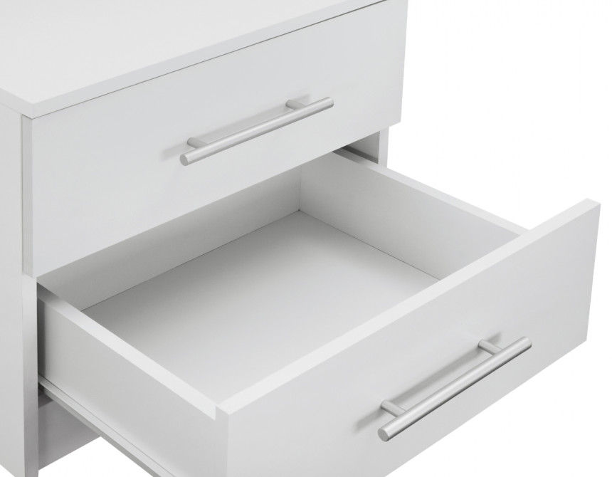 ΚΟΜΟΔΙΝΟ ΜΕΛΑΜΙΝΗΣ CHELSEA HM2220.05 ΛΕΥΚΟ 48x40,5x41,5 εκ.