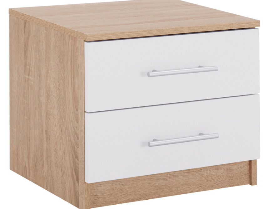 ΚΟΜΟΔΙΝΟ ΜΕΛΑΜΙΝΗΣ HM2220.06 SONAMA - ΛΕΥΚΟ 48x40,5x41,5 εκ.