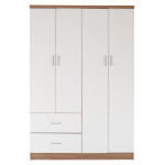 ΝΤΟΥΛΑΠΑ 4ΦΥΛΛΗ ME 2 ΣΥΡΤΑΡΙΑ BLAKELY HM339.06 SONAMA ΛΕΥΚΗ 120Χ42,5Χ180,5 εκ.
