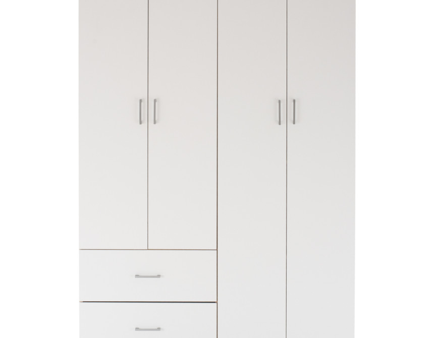 ΝΤΟΥΛΑΠΑ 4ΦΥΛΛΗ ME 2 ΣΥΡΤΑΡΙΑ BLAKELY HM339.06 SONAMA ΛΕΥΚΗ 120Χ42,5Χ180,5 εκ.