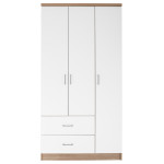 ΝΤΟΥΛΑΠΑ 3ΦΥΛΛΗ ME 2 ΣΥΡΤΑΡΙΑ CAESAR HM340.06 SONAMA - ΛΕΥΚO 89x42,5x181 εκ.
