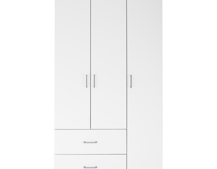 ΝΤΟΥΛΑΠΑ 3ΦΥΛΛΗ ME 2 ΣΥΡΤΑΡΙΑ CAESAR HM340.06 SONAMA - ΛΕΥΚO 89x42,5x181 εκ.