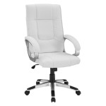 ΚΑΡΕΚΛΑ ΓΡΑΦΕΙΟΥ CHANDER HM1092.02 ΛΕΥΚΗ 63x66x116 εκ.