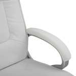 ΚΑΡΕΚΛΑ ΓΡΑΦΕΙΟΥ CHANDER HM1092.02 ΛΕΥΚΗ 63x66x116 εκ.