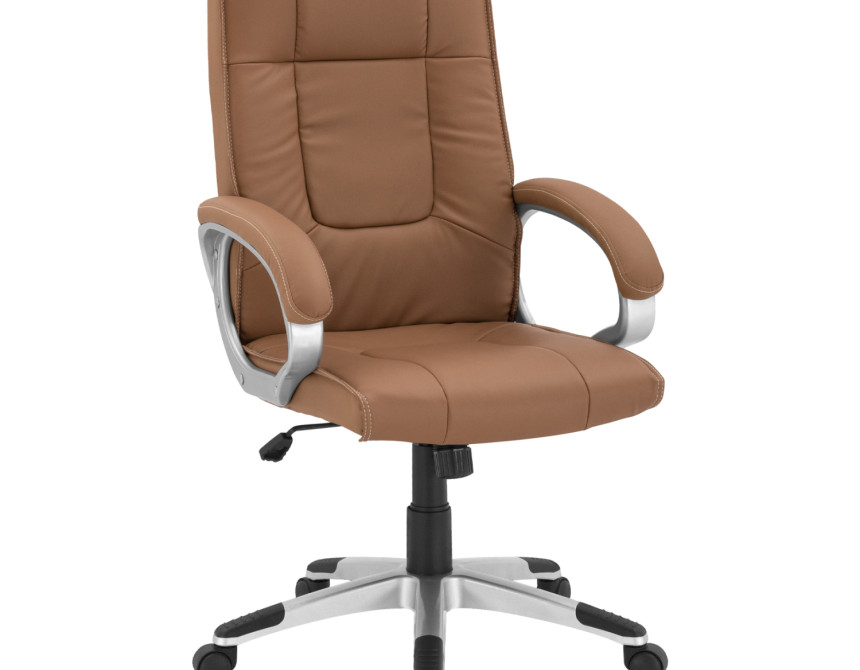 ΚΑΡΕΚΛΑ ΓΡΑΦΕΙΟΥ CHANDER HM1092.09 ΣΕ CAMEL ΑΠΟΧΡΩΣΗ 63x66x116 εκ.