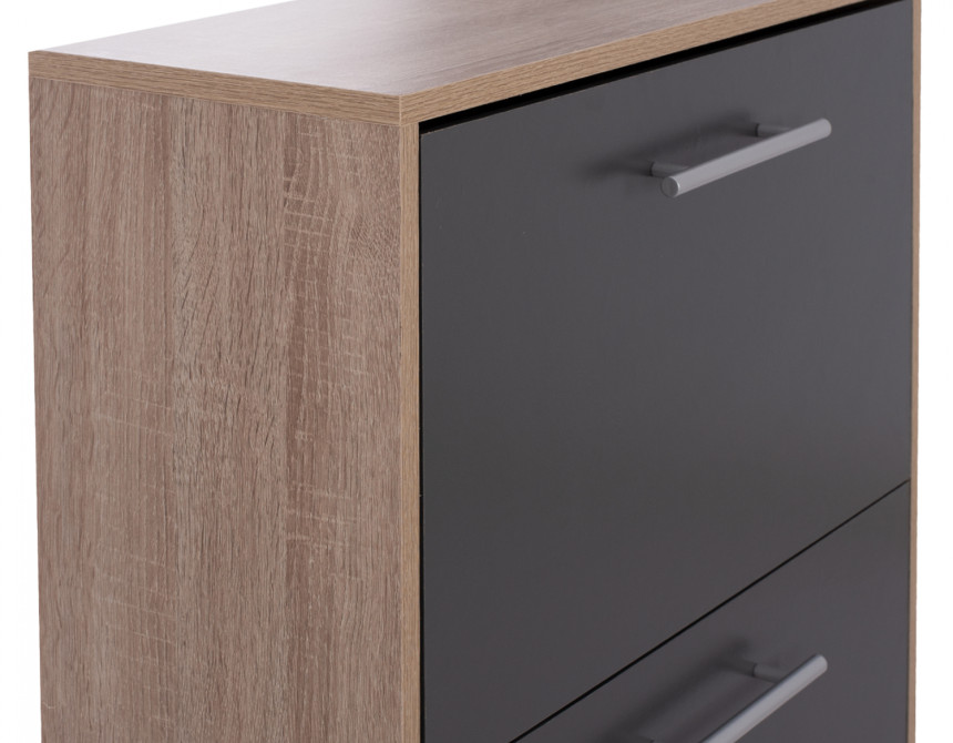 ΠΑΠΟΥΤΣΟΘΗΚΗ ΞΥΛΙΝΗ DAVINA HM2221.04 SONAMA-ΓΚΡΙ 3ΘΕΣΕΩΝ 62Χ24Χ110Υεκ