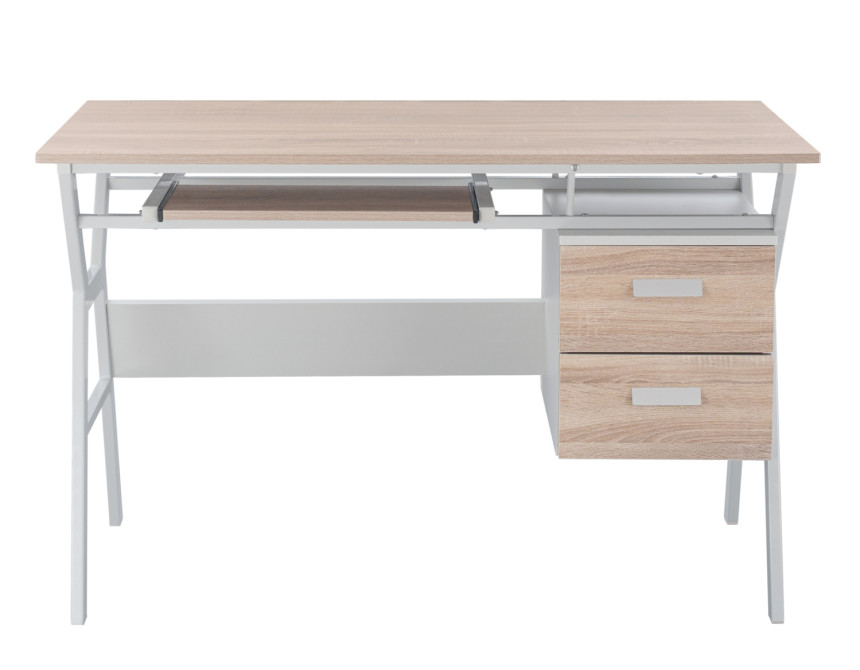 ΓΡΑΦΕΙΟ SONOMA ΜΕ ΛΕΥΚΟ ΣΚΕΛΕΤΟ HM2130.01 120X60X76εκ.