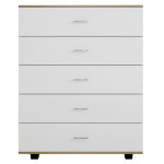 ΣΥΡΤΑΡΙΕΡΑ ΜΕΛΑΜΙΝΗΣ THORG HM8995.04- 5 ΣΥΡΤΑΡΙΑ ΣΕ SONAMA-ΛΕΥΚΟ 80Χ40Χ100Yεκ.