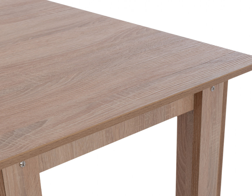 ΤΡΑΠΕΖΙ ΚΟΥΖΙΝΑΣ HM2428.01 KELVIN SONOMA OAK 110x80x77Υεκ.