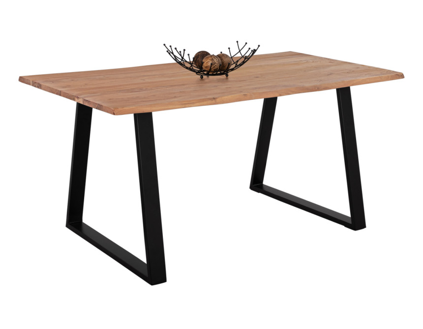ΤΡΑΠΕΖΙ ΤΡΑΠΕΖΑΡΙΑΣ SOFIA SLIM HM8500.11 ΜΑΣΙΦ ΞΥΛΟ ΑΚΑΚΙΑΣ 160x90x76Υ εκ.