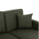 ΚΑΝΑΠΕΣ ΚΡΕΒΑΤΙ GHUFRAN ΓΩΝΙΑ ΑΝΑΣΤΡΕΨΙΜΗ DARK OLIVE HM3244.05 200x133x77Yεκ.