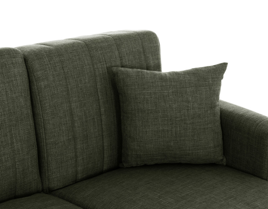 ΚΑΝΑΠΕΣ ΚΡΕΒΑΤΙ GHUFRAN ΓΩΝΙΑ ΑΝΑΣΤΡΕΨΙΜΗ DARK OLIVE HM3244.05 200x133x77Yεκ.