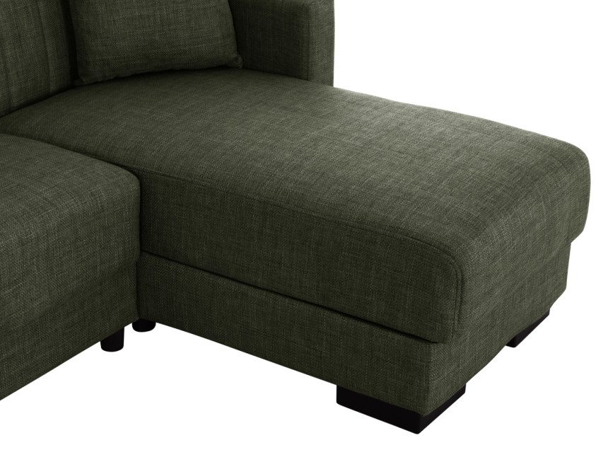 ΚΑΝΑΠΕΣ ΚΡΕΒΑΤΙ GHUFRAN ΓΩΝΙΑ ΑΝΑΣΤΡΕΨΙΜΗ DARK OLIVE HM3244.05 200x133x77Yεκ.