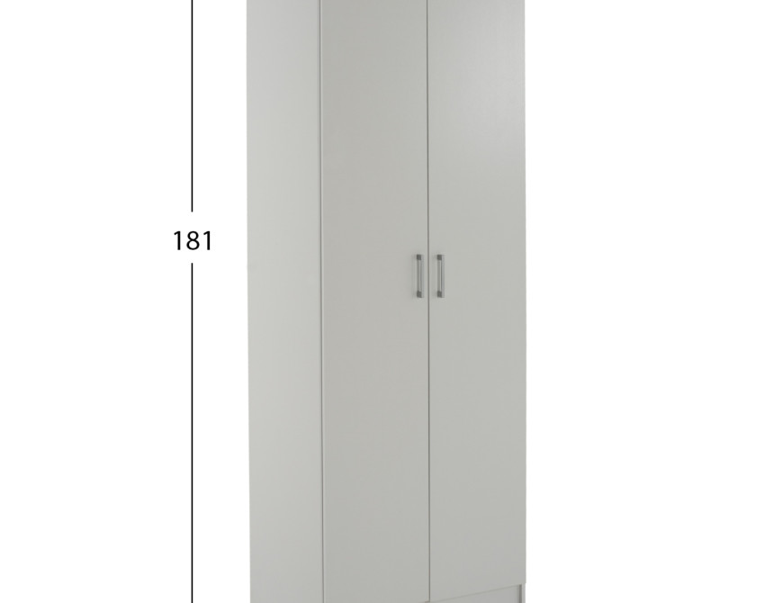ΝΤΟΥΛΑΠΑ 2ΦΥΛΛΗ BAILEY ΜΕ ΤΡΙΑ ΡΑΦΙΑ HM337.05 ΜΕΛΑΜΙΝΗ ΛΕΥΚΗ 60Χ43Χ181Υεκ.