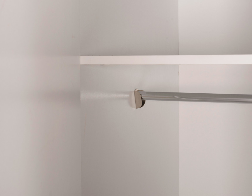 ΝΤΟΥΛΑΠΑ 3ΦΥΛΛΗ CARLY HM384.05 ΜΕ ΔΥΟ ΣΥΡΤΑΡΙΑ ΛΕΥΚΗ 150X55Χ180Υεκ.