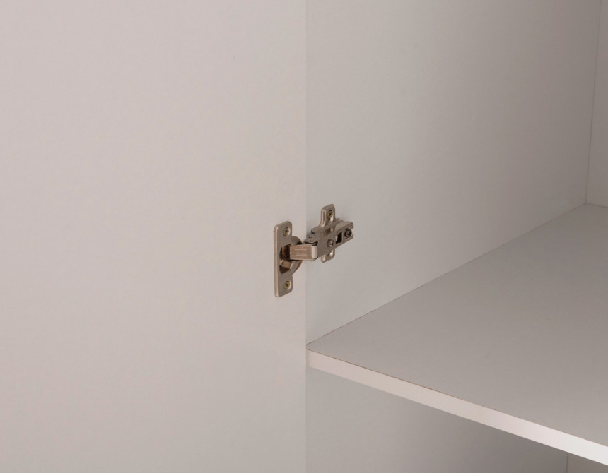 ΝΤΟΥΛΑΠΑ 3ΦΥΛΛΗ CARLY HM384.05 ΜΕ ΔΥΟ ΣΥΡΤΑΡΙΑ ΛΕΥΚΗ 150X55Χ180Υεκ.