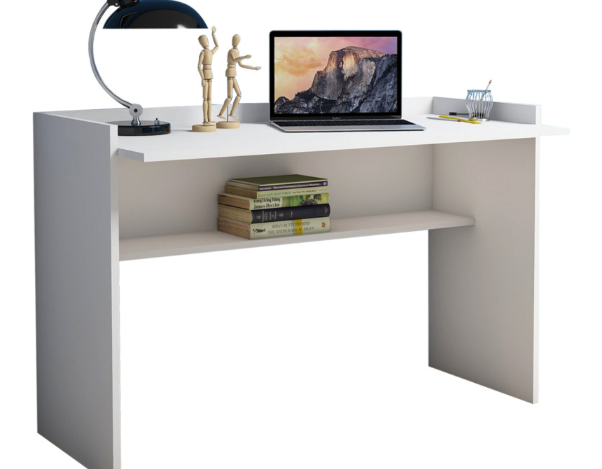 ΓΡΑΦΕΙΟ ΜΕΛΑΜΙΝΗΣ ΛΕΥΚΟ 118x58x80Υεκ.HM9227.11