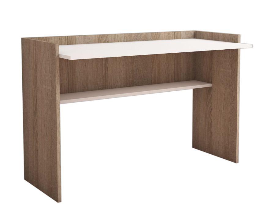 ΓΡΑΦΕΙΟ ΜΕΛΑΜΙΝΗΣ SONAMA ΛΕΥΚΟ 118x58x80Υεκ.HM9227.12
