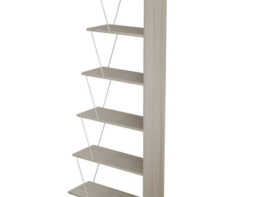ΒΙΒΛΙΟΘΗΚΗ ΜΕΛΑΜΙΝΗΣ MINI TARS SONOMA ΛΕΥΚΟ HM2241.11 65x22-24x146Υεκ.