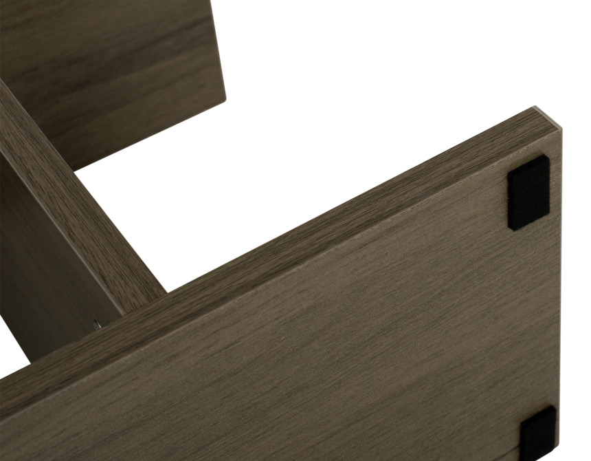 ΒΟΗΘΗΤΙΚΟ ΤΡΑΠΕΖΙ ΜΕ ΡΑΦΙΑ AMEER ΜΕΛΑΜΙΝΗ ΣΕ OLIVE GREY ΧΡΩΜΑ HM8881.12 50x17x56Υεκ.