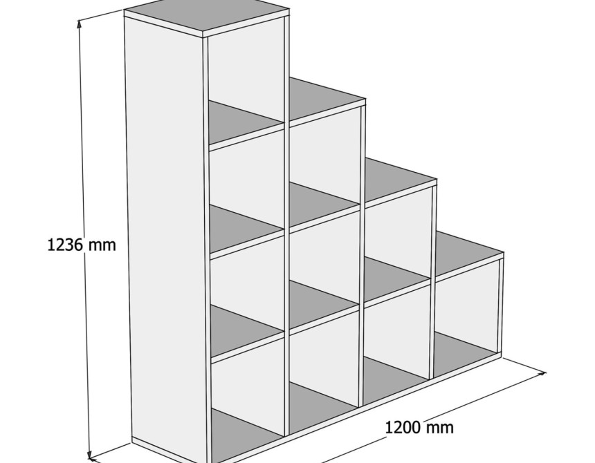 ΒΙΒΛΙΟΘΗΚΗ ΜΕΛΑΜΙΝΗΣ SCALE SONΟMA 120x30x123,6Υεκ.HM9238.12