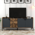 ΜΠΟΥΦΕΣ ΜΕΛΑΜΙΝΗΣ ΚΑΡΥΔΙ ΚΑΙ ΑΝΘΡΑΚΙ 180x35x78Yεκ. HM9433.01