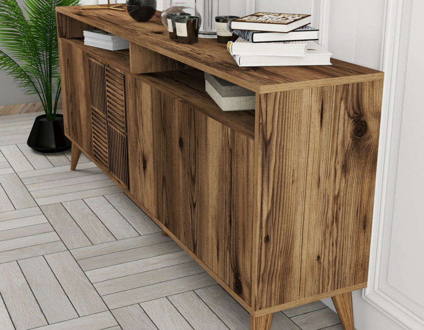 ΜΠΟΥΦΕΣ ΜΕΛΑΜΙΝΗΣ ΚΑΡΥΔΙ HM9431.04 180x35x78.6Υεκ.