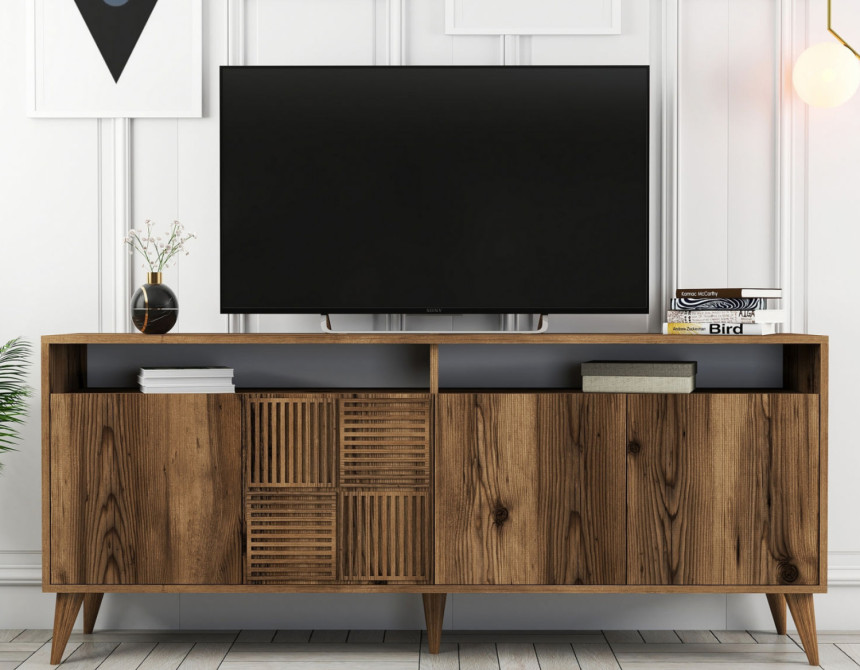 ΜΠΟΥΦΕΣ ΜΕΛΑΜΙΝΗΣ ΚΑΡΥΔΙ HM9431.04 180x35x78.6Υεκ.