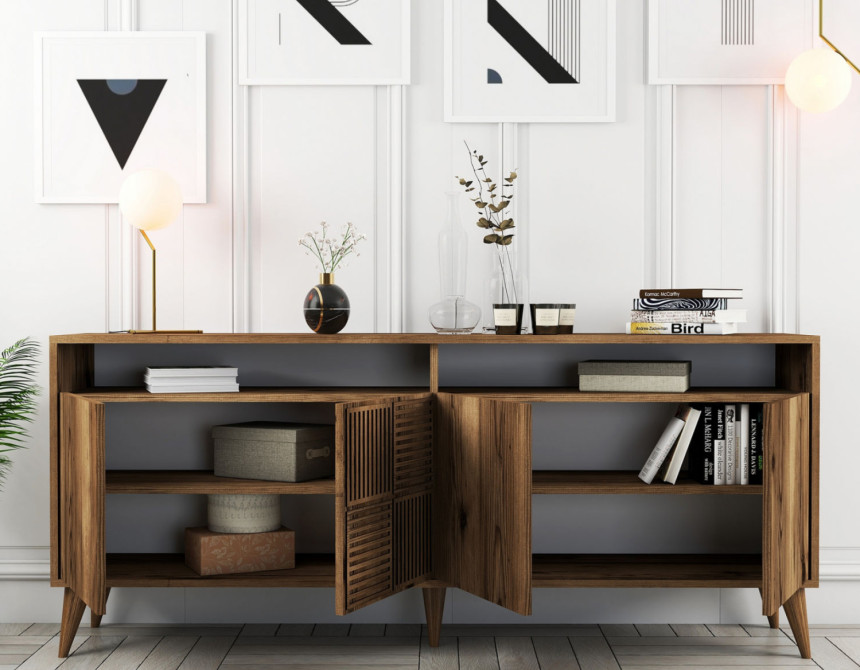 ΜΠΟΥΦΕΣ ΜΕΛΑΜΙΝΗΣ ΚΑΡΥΔΙ HM9431.04 180x35x78.6Υεκ.