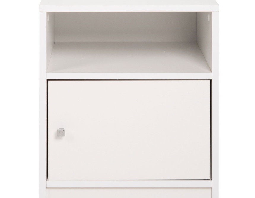 ΚΟΜΟΔΙΝΟ ΜΕΛΑΜΙΝΗΣ MALORY HM2205.05 ΛΕΥΚO 40x40x50Yεκ.