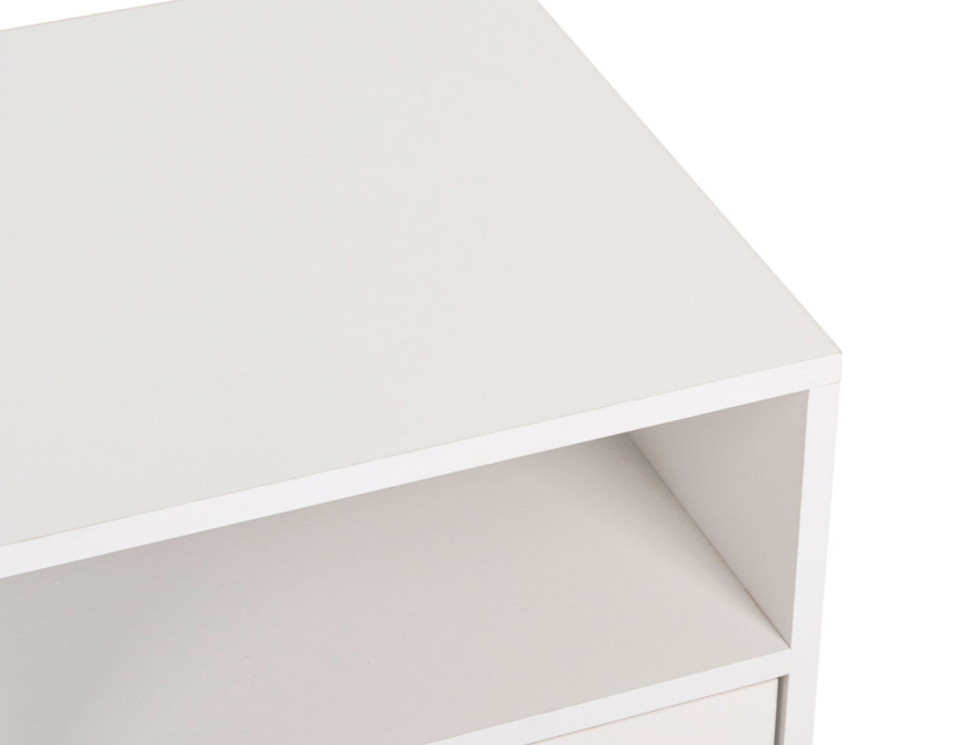 ΚΟΜΟΔΙΝΟ ΜΕΛΑΜΙΝΗΣ MALORY HM2205.05 ΛΕΥΚO 40x40x50Yεκ.
