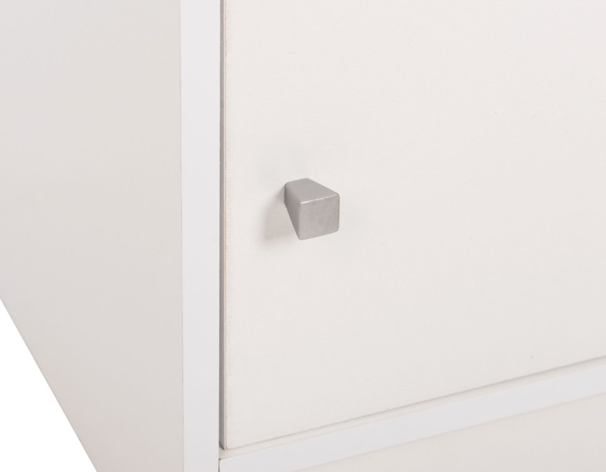 ΚΟΜΟΔΙΝΟ ΜΕΛΑΜΙΝΗΣ MALORY HM2205.05 ΛΕΥΚO 40x40x50Yεκ.
