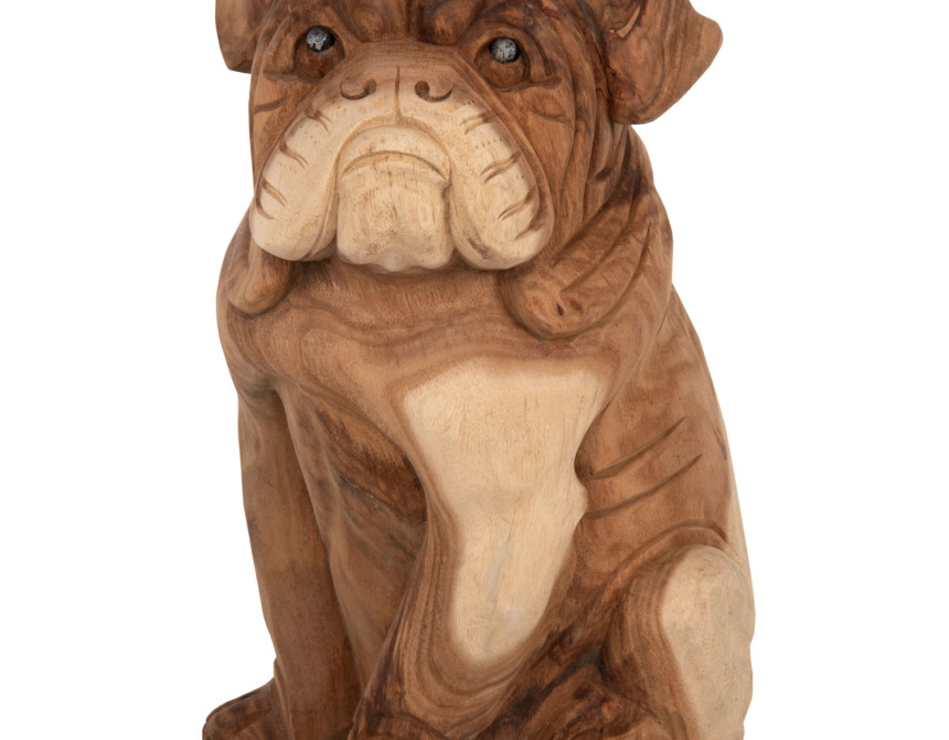 ΔΙΑΚΟΣΜΗΤΙΚΟ ΔΑΠΕΔΟΥ DOZER BULLDOG ΞΥΛO SUAR ΣΕ ΦΥΣΙΚΟ ΧΡΩΜΑ HM7924 26x27x40Y εκ.