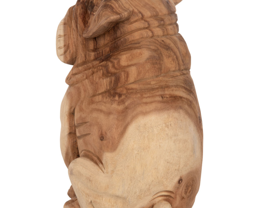 ΔΙΑΚΟΣΜΗΤΙΚΟ ΔΑΠΕΔΟΥ DOZER BULLDOG ΞΥΛO SUAR ΣΕ ΦΥΣΙΚΟ ΧΡΩΜΑ HM7924 26x27x40Y εκ.