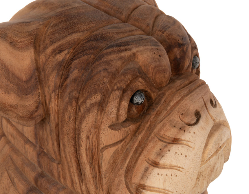 ΔΙΑΚΟΣΜΗΤΙΚΟ ΔΑΠΕΔΟΥ DOZER BULLDOG ΞΥΛO SUAR ΣΕ ΦΥΣΙΚΟ ΧΡΩΜΑ HM7924 26x27x40Y εκ.