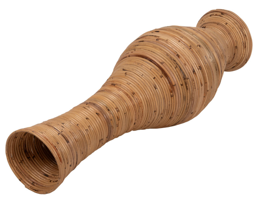 ΔΙΑΚΟΣΜΗΤΙΚΟ ΒΑΖΟ ΔΑΠΕΔΟΥ HM7852 RATTAN ΣΕ ΦΥΣΙΚΟ Φ30x100Yεκ.